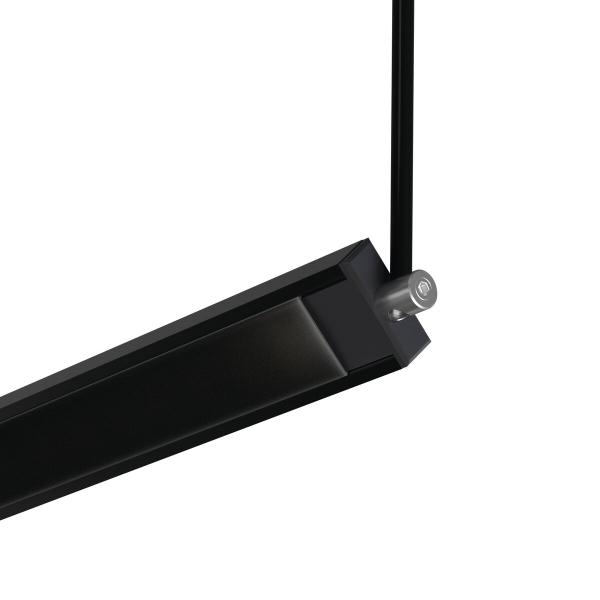 schwarze Endkappe mit Stromführung